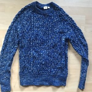 Blue Cable Knit Sweater - NEVER WORN